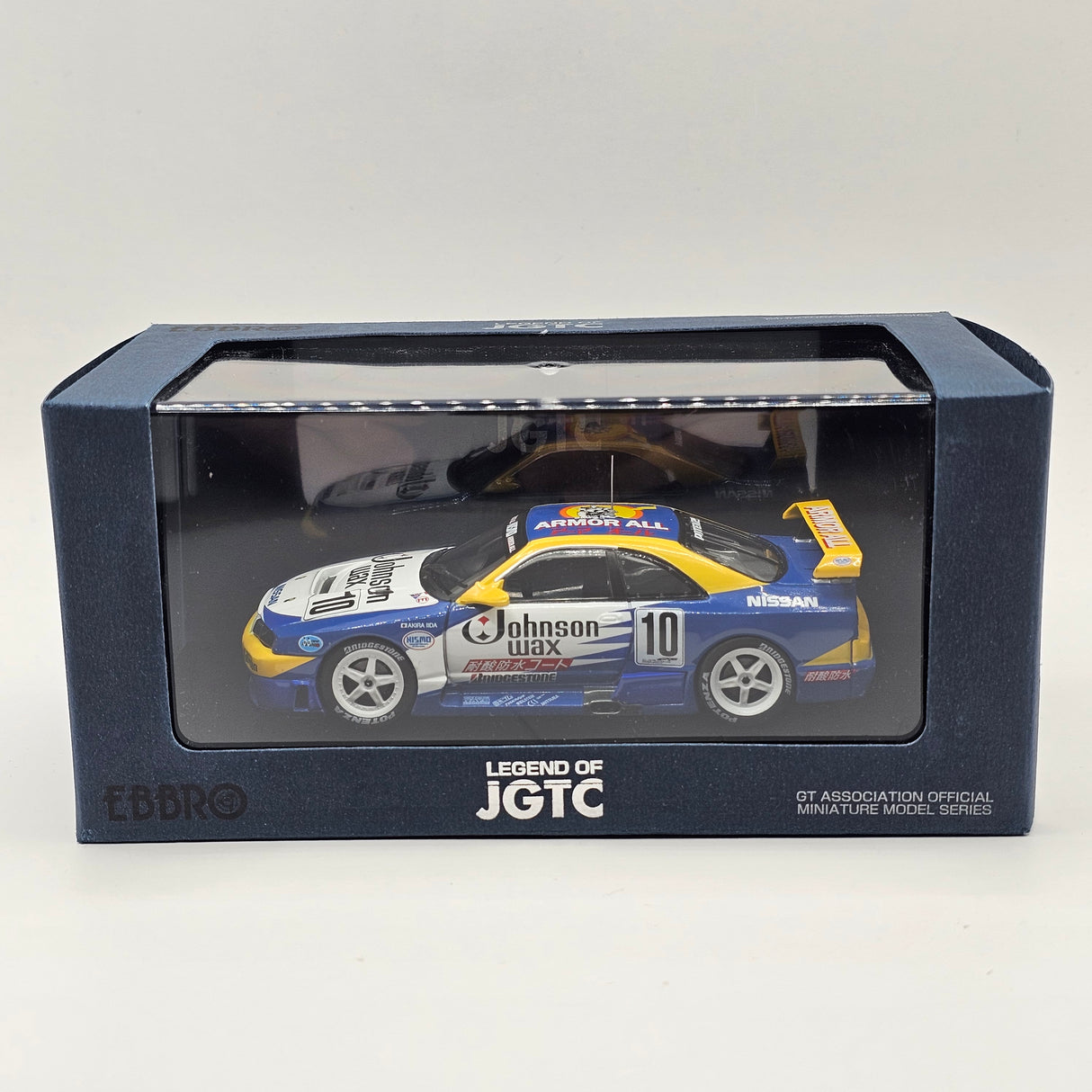 EBBRO Nissan Skyline GT-R R33 #10 Johnson Wax JGTC 1995 1/43 Scale