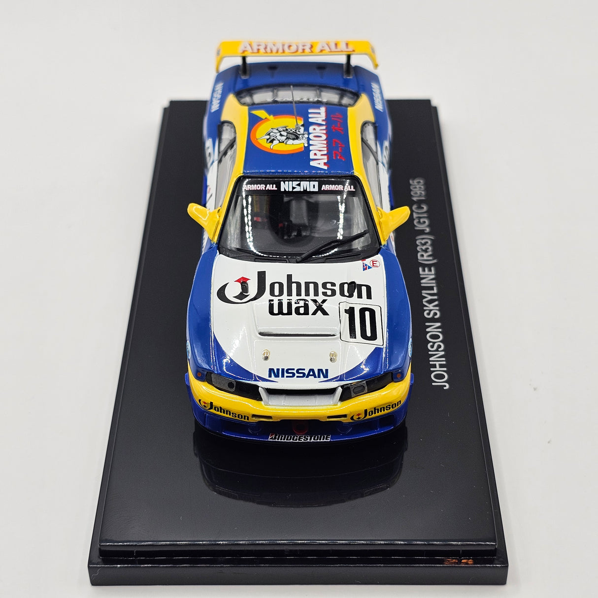 EBBRO Nissan Skyline GT-R R33 #10 Johnson Wax JGTC 1995 1/43 Scale