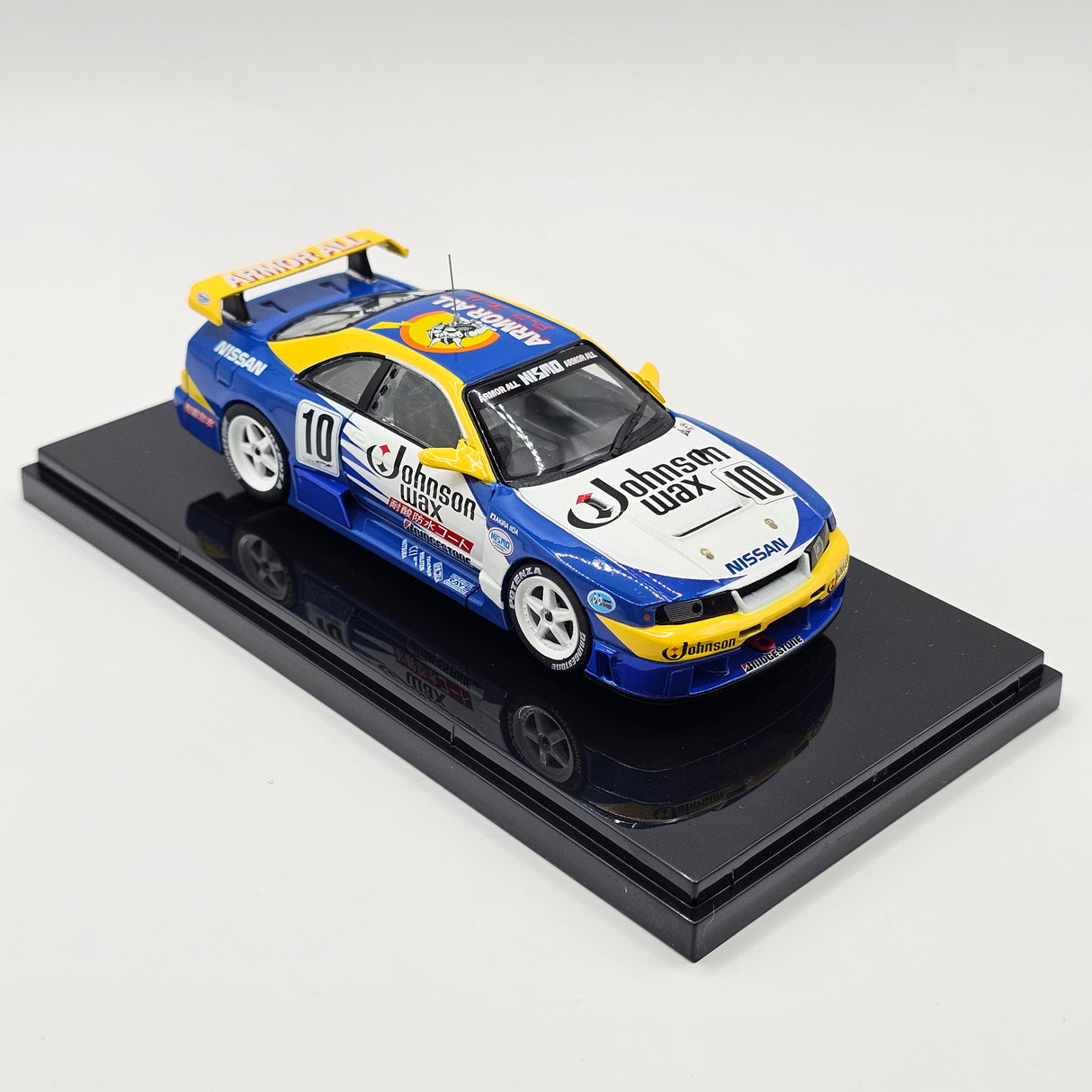 EBBRO Nissan Skyline GT-R R33 #10 Johnson Wax JGTC 1995 1/43 Scale