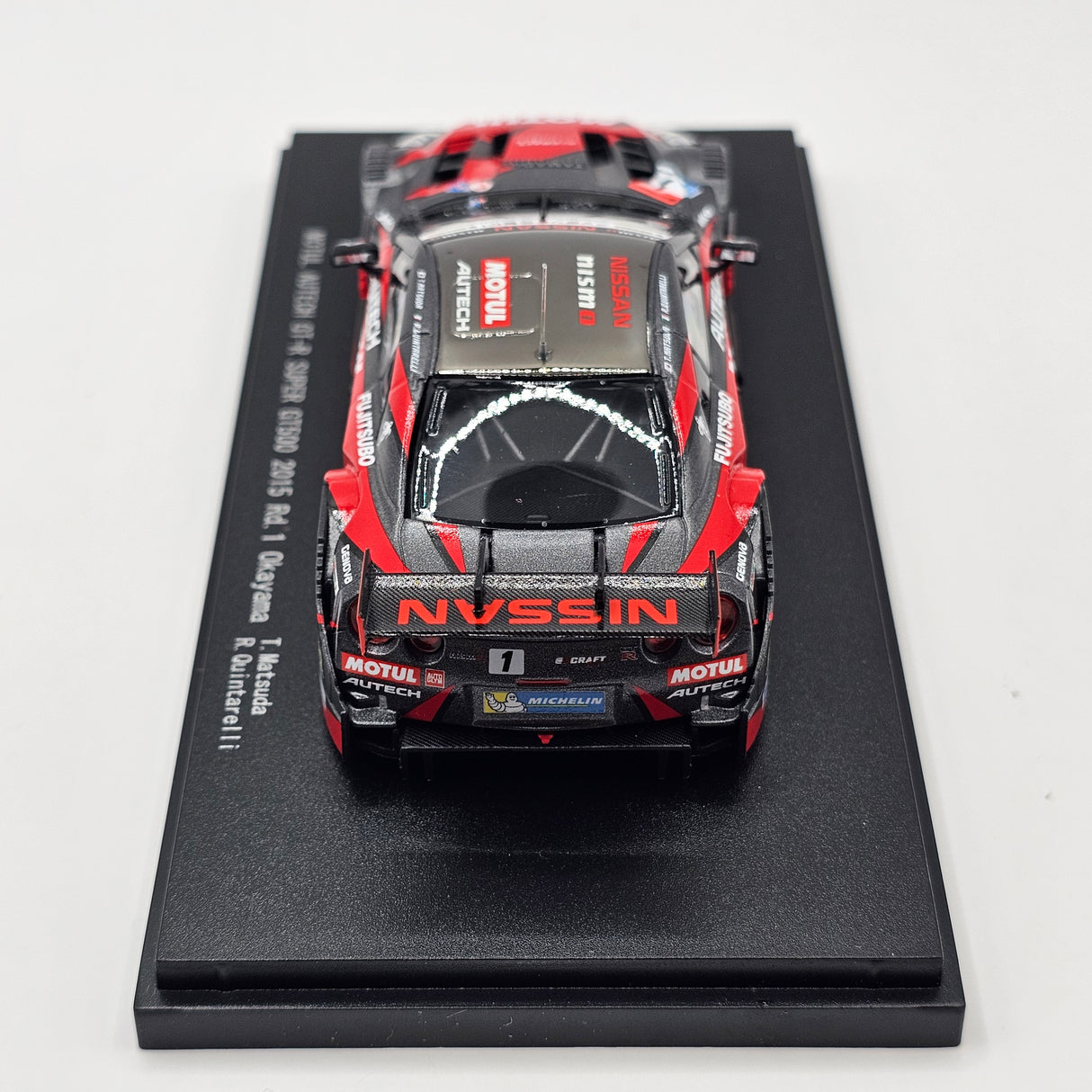 EBBRO Nissan GT-R R35 #1 Motul Autech Super GT GT500 2015 Okayama 1/43 Scale