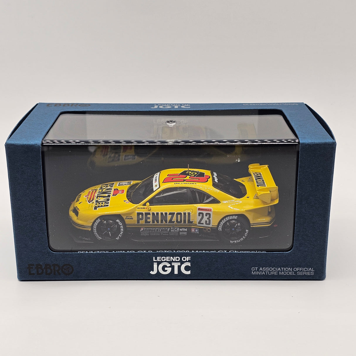 EBBRO Nissan Skyline GT-R R33 #23 Pennzoil Nismo 1998 JGTC GT500 1/43 Scale