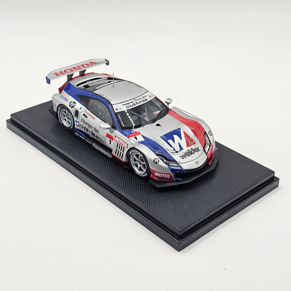EBBRO Honda HSV-010 #1 Weider Honda Racing Super GT GT500 2011 1/43 Scale