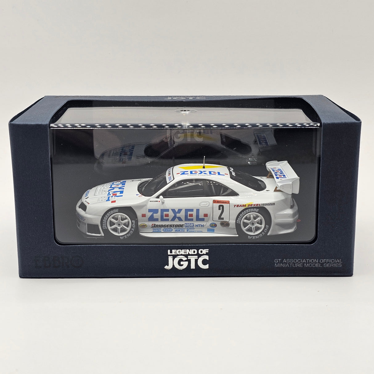 EBBRO Nissan Skyline GT-R R33 #2 Nismo Zexel JGTC GT500 1998 1/43 Scale