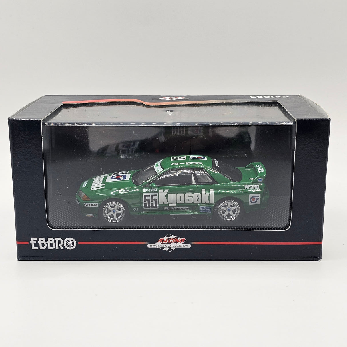 EBBRO Nissan Skyline GT-R R32 #55 Kyoseki Gr.A 1993 1/43 Scale