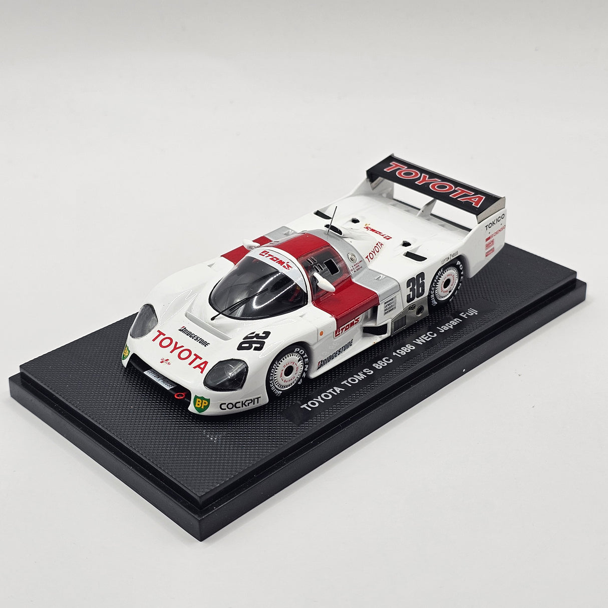 EBBRO Toyota 86C #36 Toyota Team Tom's WEC Japan 1986 1/43 Scale
