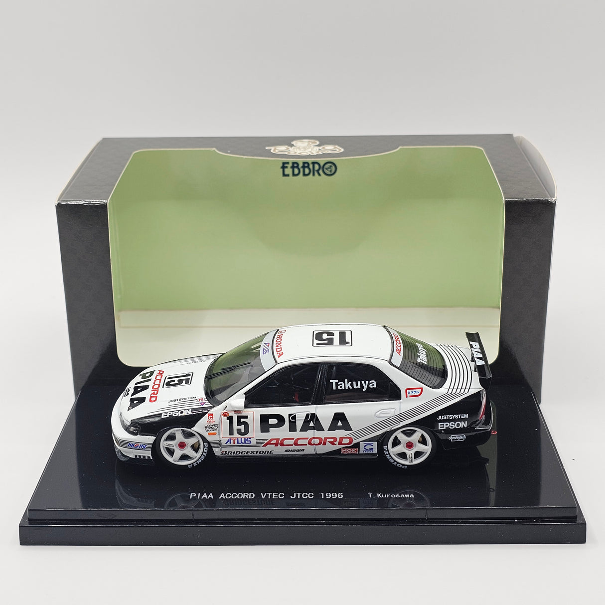 EBBRO Honda Accord #15 PIAA JTCC 1996 1/43 Scale