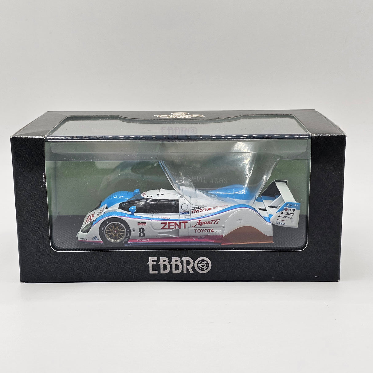 EBBRO Toyota TS-010 #8 Toyota Team Tom's GB Le Mans 1992 1/43 Scale