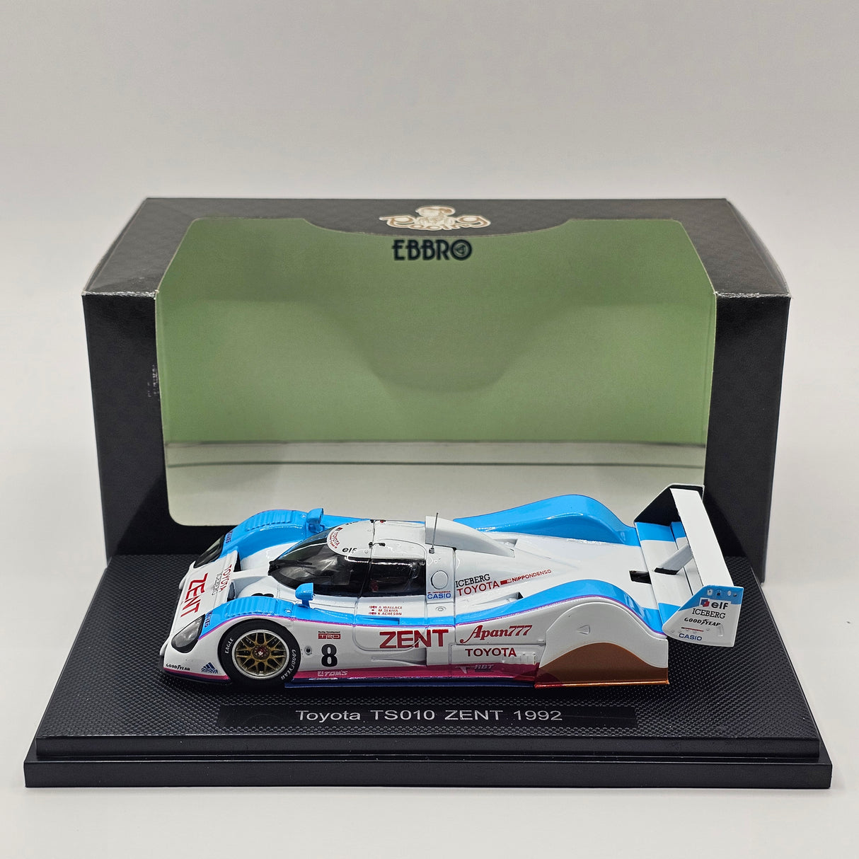 EBBRO Toyota TS-010 #8 Toyota Team Tom's GB Le Mans 1992 1/43 Scale