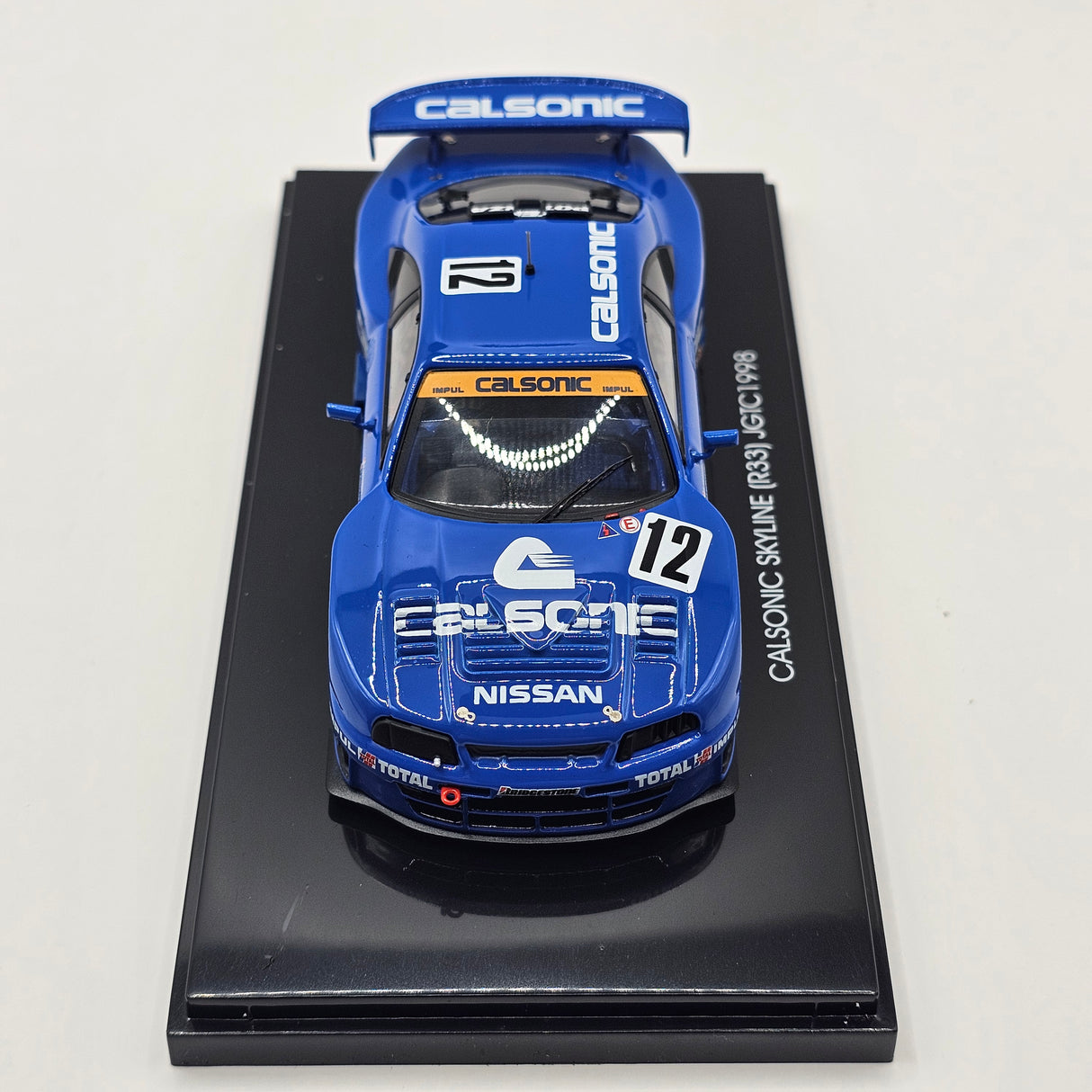 EBBRO Nissan Skyline GT-R R33 #12 Calsonic Team Impul JGTC GT500 1998 1/43 Scale