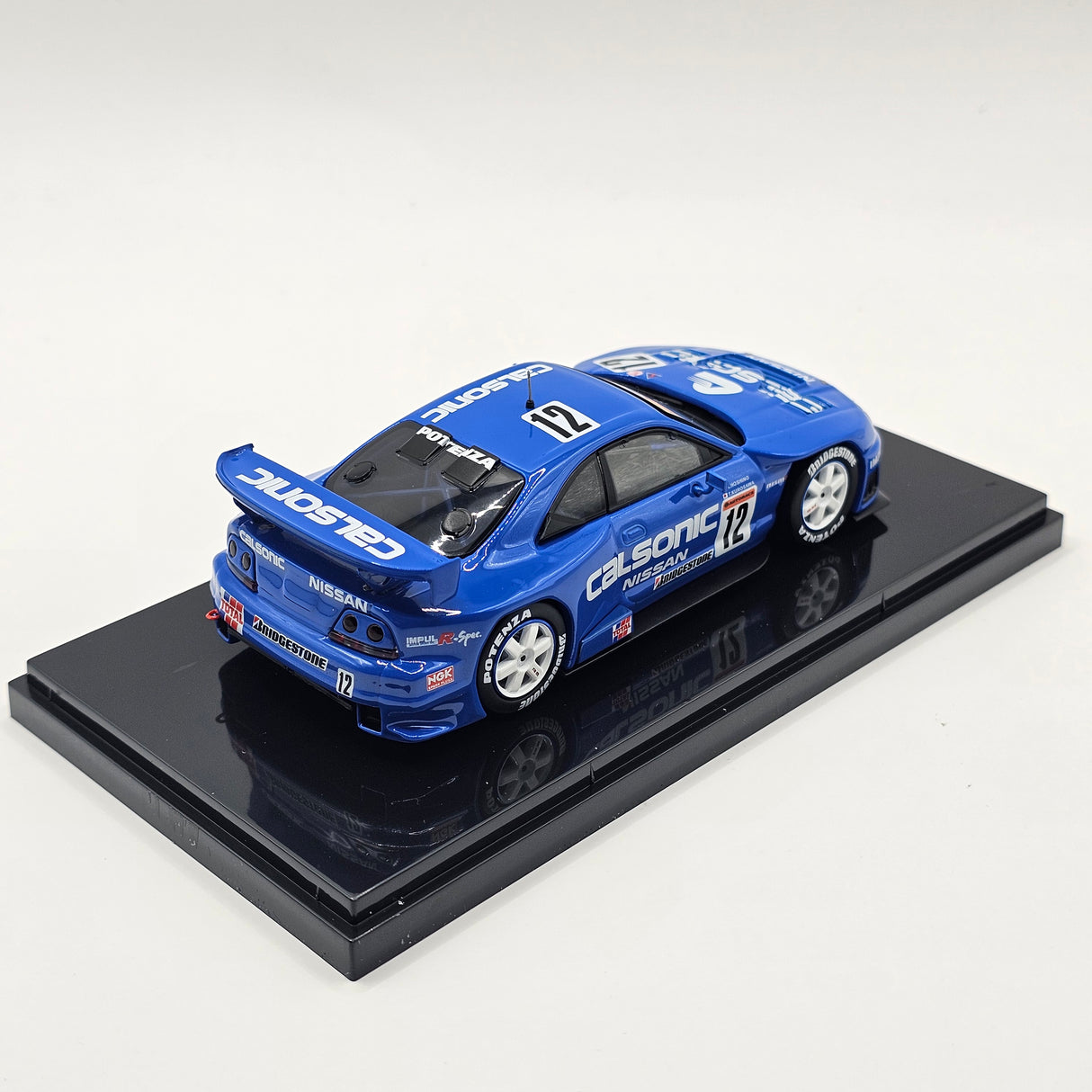 EBBRO Nissan Skyline GT-R R33 #12 Calsonic Team Impul JGTC GT500 1998 1/43 Scale