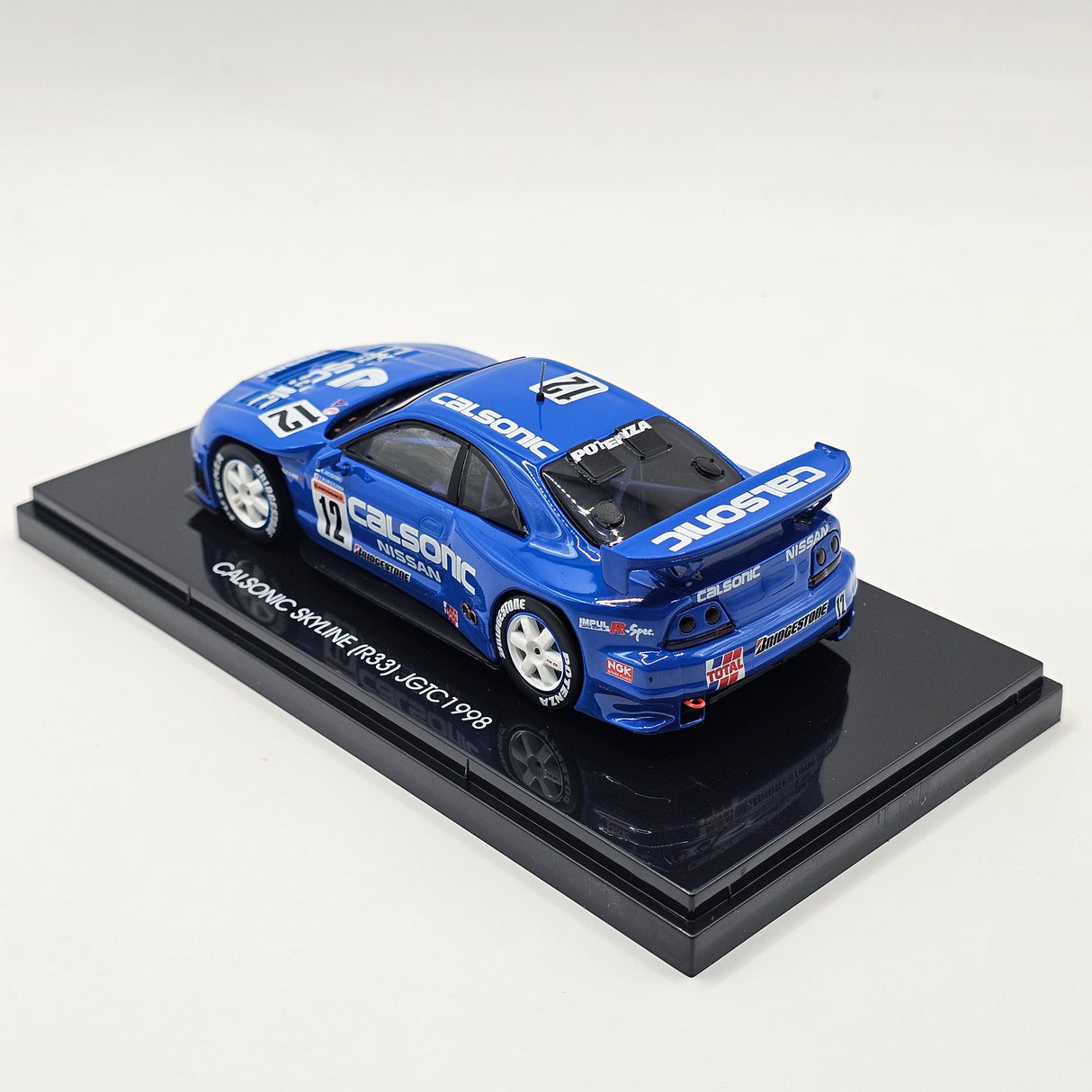 EBBRO Nissan Skyline GT-R R33 #12 Calsonic Team Impul JGTC GT500 1998 1/43 Scale