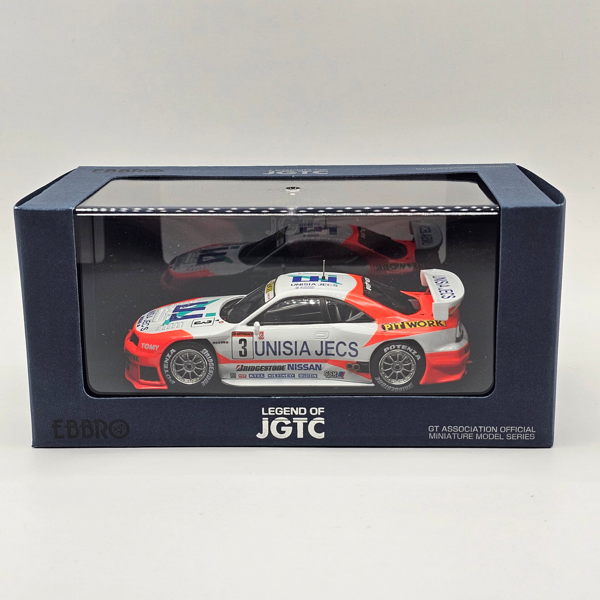EBBRO Nissan Skyline GT-R R33 #3 Hasemi Motorsport JGTC GT500 1/43 Scale