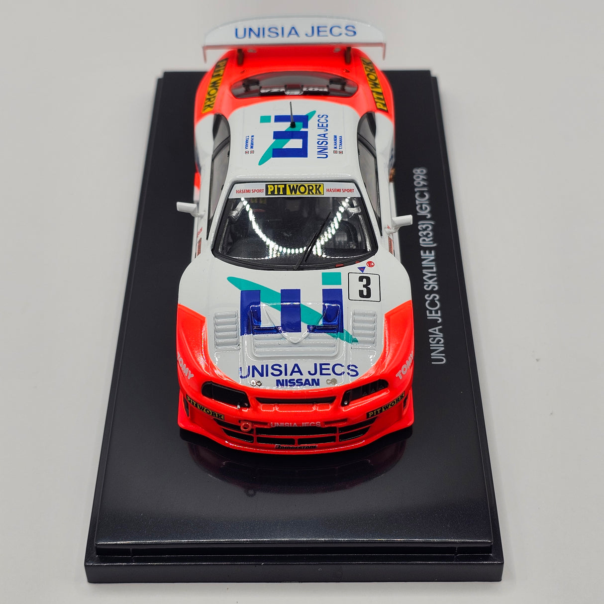 EBBRO Nissan Skyline GT-R R33 #3 Hasemi Motorsport JGTC GT500 1/43 Scale