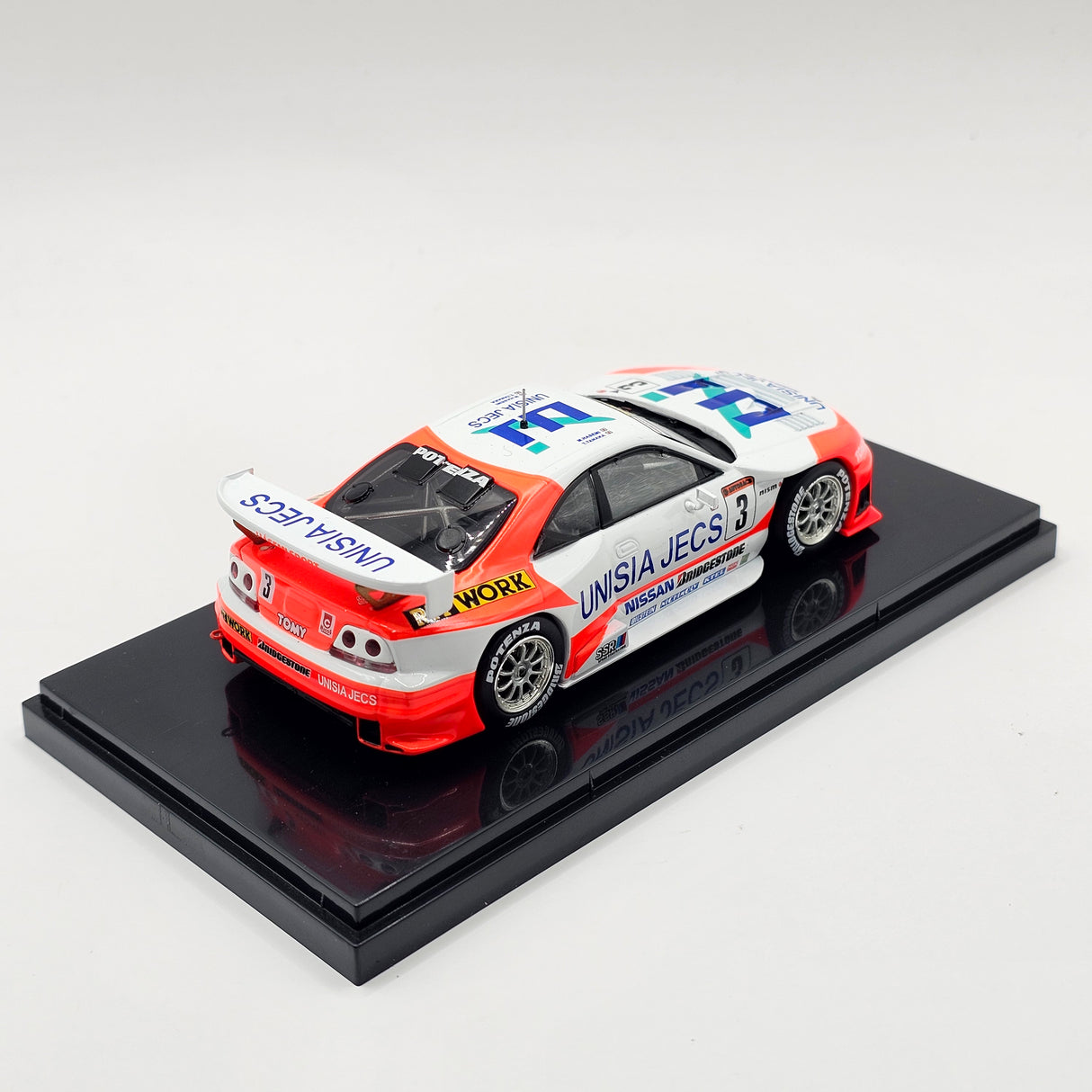 EBBRO Nissan Skyline GT-R R33 #3 Hasemi Motorsport JGTC GT500 1/43 Scale