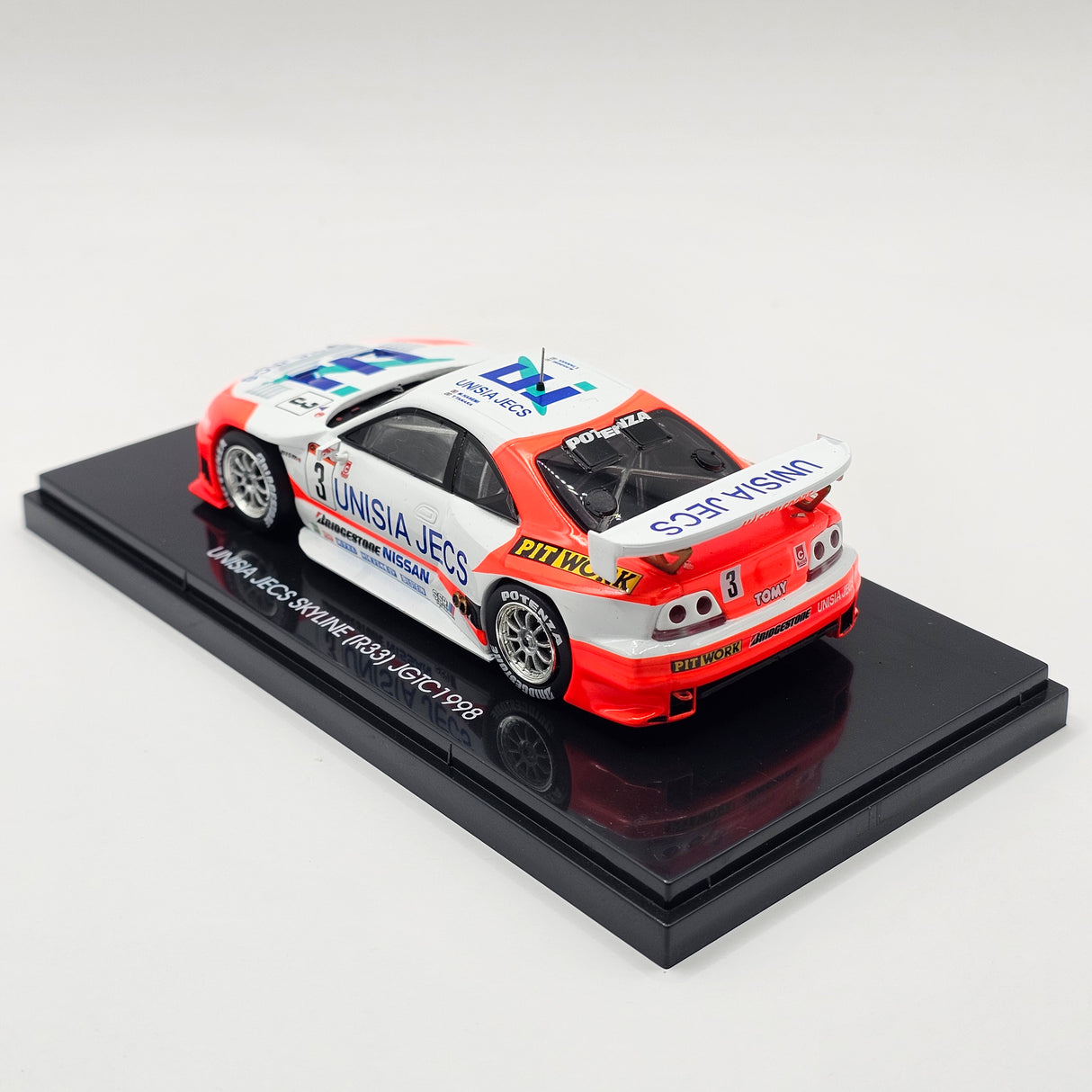 EBBRO Nissan Skyline GT-R R33 #3 Hasemi Motorsport JGTC GT500 1/43 Scale