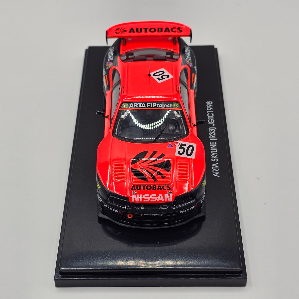 EBBRO Nissan Skyline GT-R R33 #50 Autobacs Racing Team ARTA JGTC GT500 1998 1/43 Scale