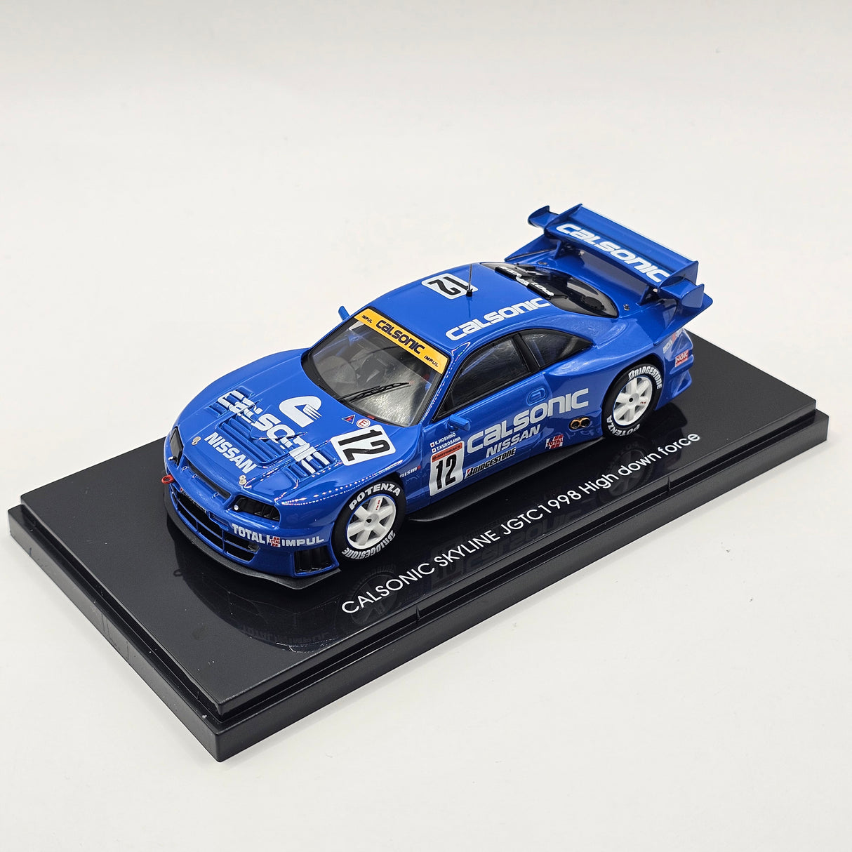 EBBRO Nissan Skyline GT-R R33 #12 Calsonic Team Impul H.Downforce JGTC 1998 1/43 Scale
