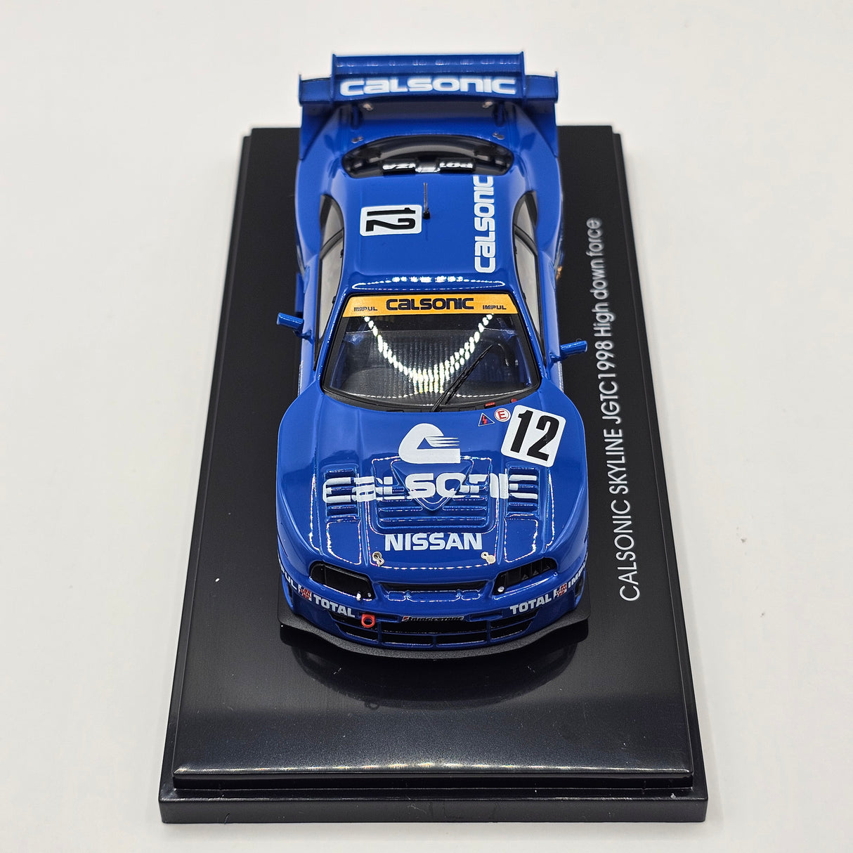 EBBRO Nissan Skyline GT-R R33 #12 Calsonic Team Impul H.Downforce JGTC 1998 1/43 Scale