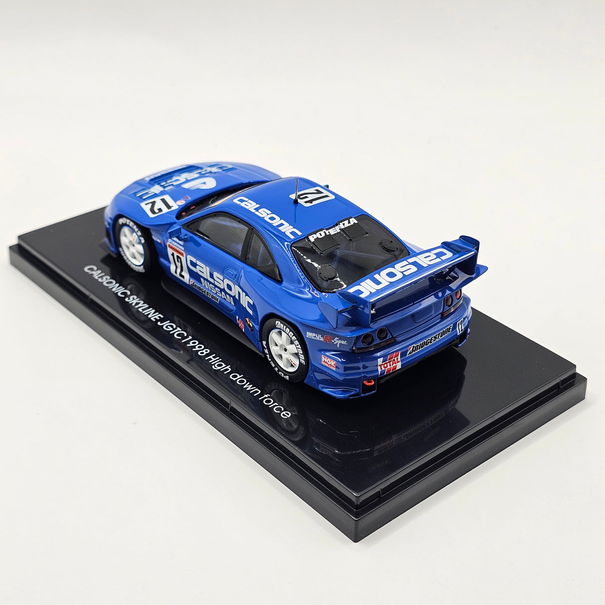 EBBRO Nissan Skyline GT-R R33 #12 Calsonic Team Impul H.Downforce JGTC 1998 1/43 Scale