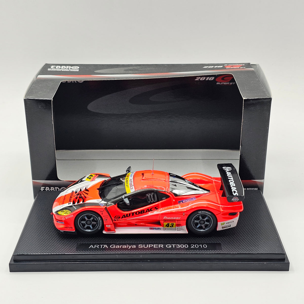 Ebbro 1/43 ASL Garaiya ARTA Super GT300 2010 #43 - Maquette Voiture Diecast - Neuve