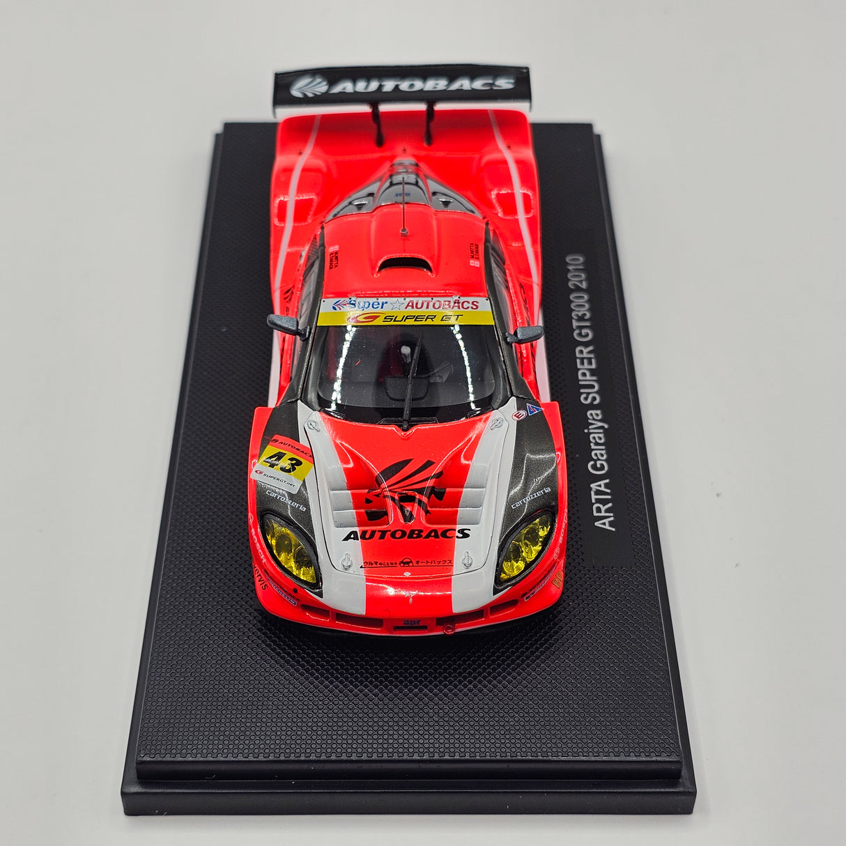 EBBRO Autobacs ARTA Garaiya #43 2nd Suzuka Super GT GT300 2010 1/43 Scale