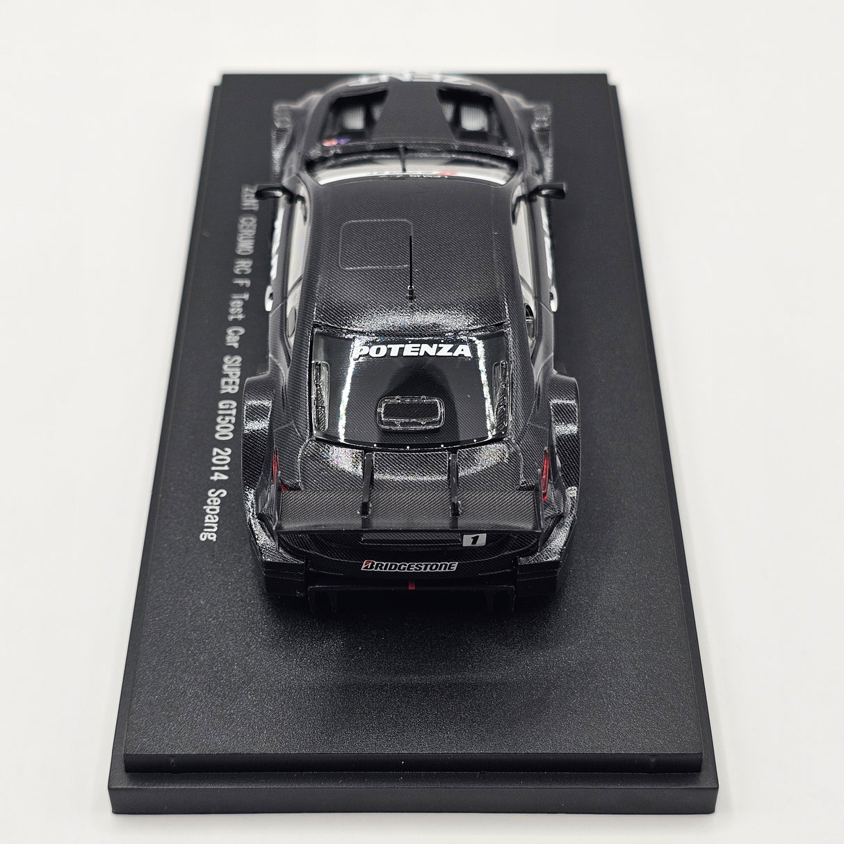 EBBRO Lexus RC F #1 Zent Cerumo Super GT GT500 2014 Sepang Test Car 1/43 Scale