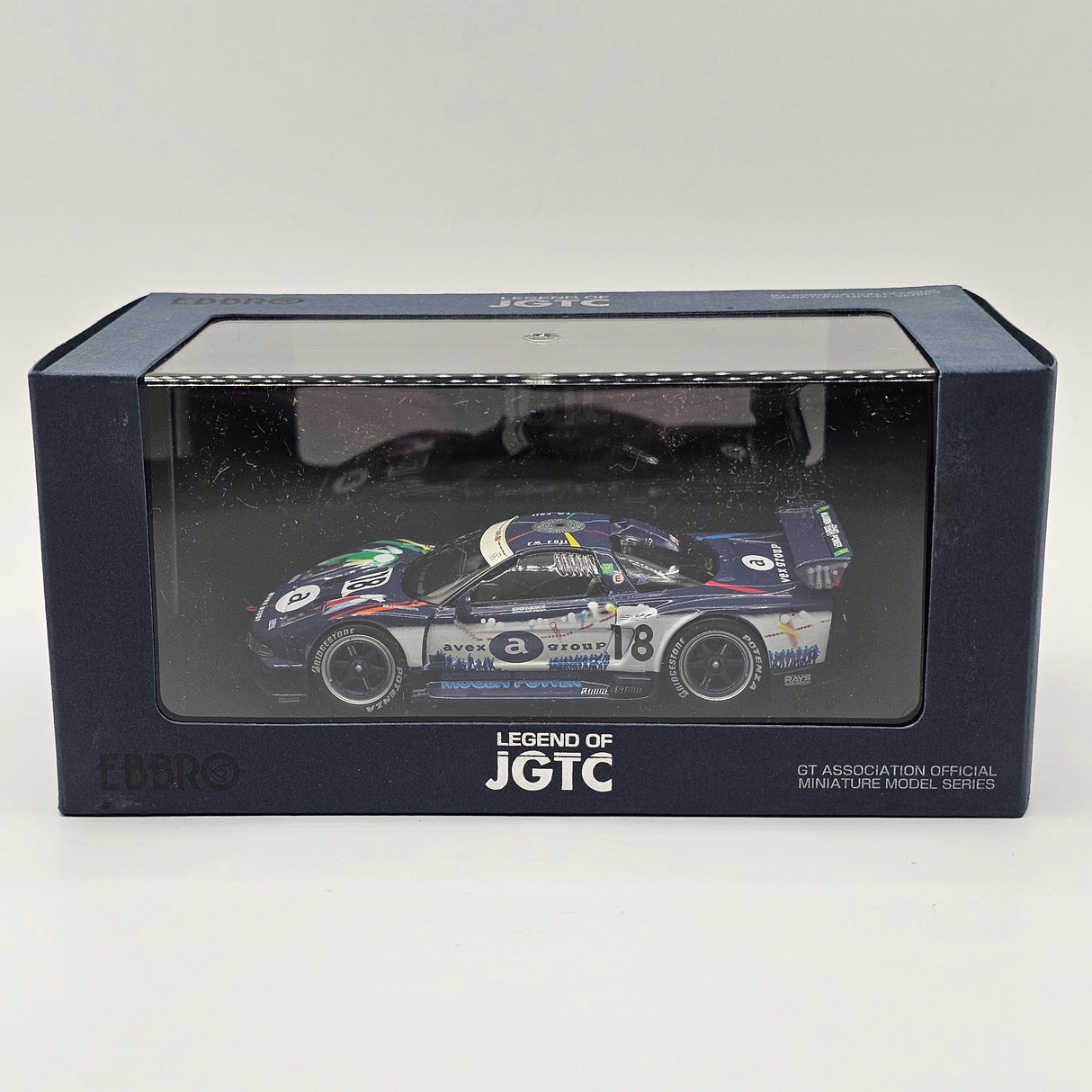 EBBRO Honda NSX #18 avex Mugen Dome JGTC GT500 1997 1/43 Scale