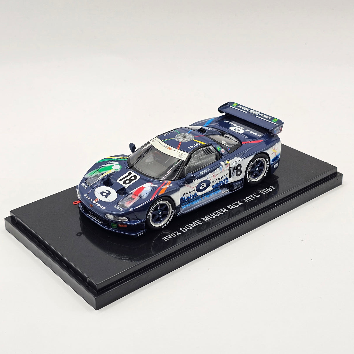 EBBRO Honda NSX #18 avex Mugen Dome JGTC GT500 1997 1/43 Scale