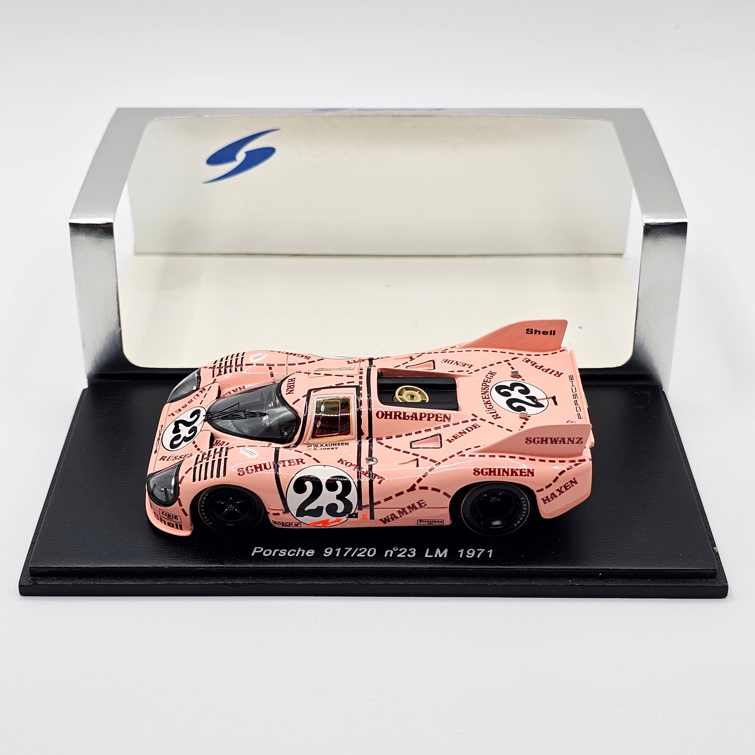 Spark スパーク 1/43 ポルシェ 917/20 Le Mans1971 1/43 Spark Porsche 917/20 Le Mans Test 1971 #20 Pink Pig