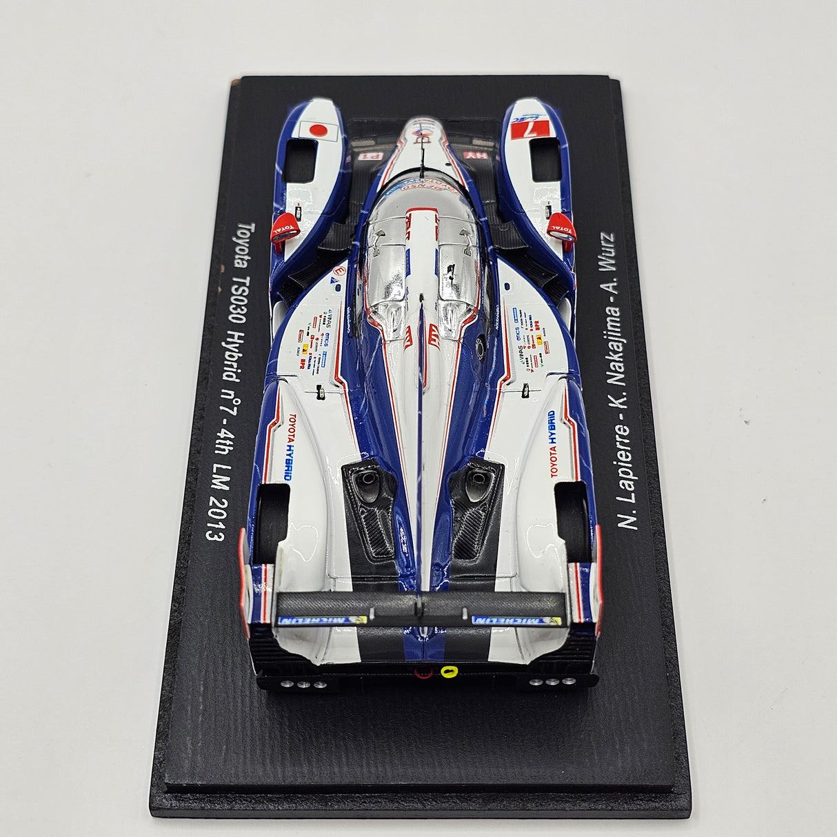 Spark Toyota TS030 Hybrid #7 Toyota Racing Le Mans 2013 1/43 Scale S2380