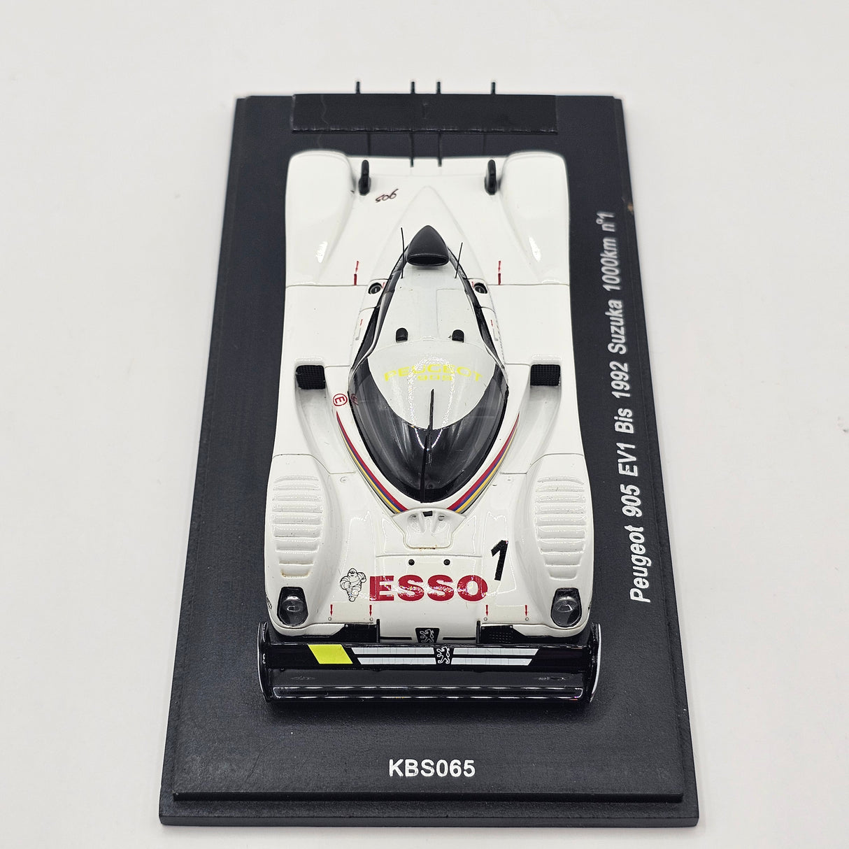 Spark Peugeot 905 EV1 Bis #1 Peugeot Talbot Sport Suzuka 1000KM 1992 Winner 1/43 Scale KBS065