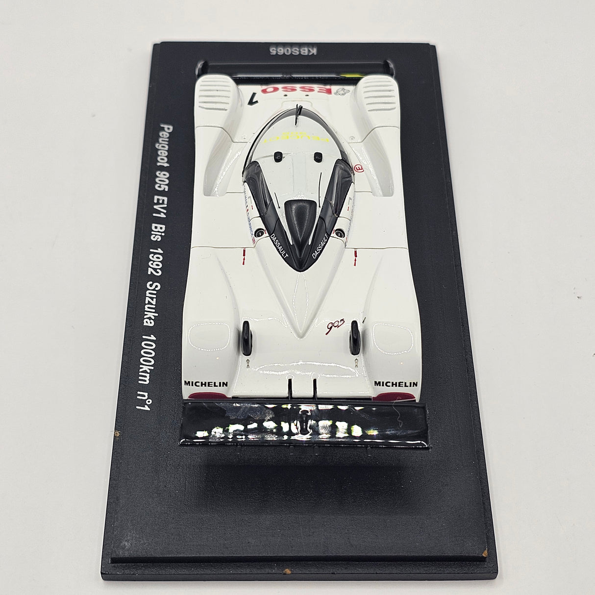 Spark Peugeot 905 EV1 Bis #1 Peugeot Talbot Sport Suzuka 1000KM 1992 Winner 1/43 Scale KBS065