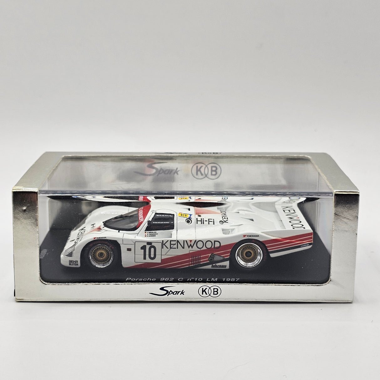 Spark Porsche 962 C #10 Porsche Kremer Racing Le Mans 1987 1/43 Scale KBS024