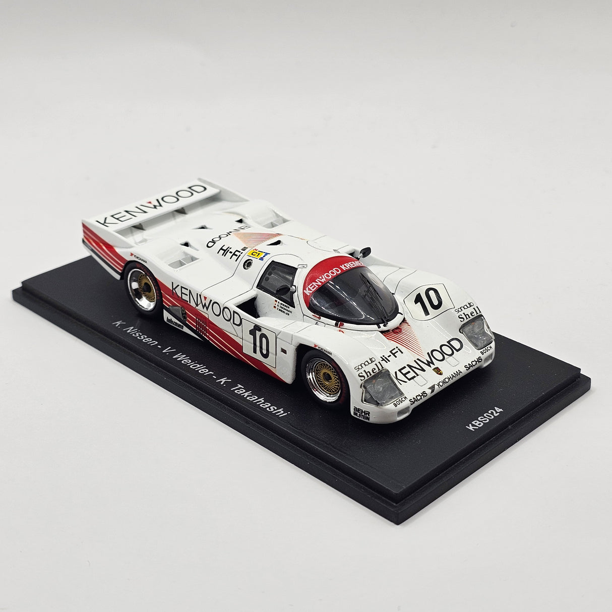 Spark Porsche 962 C #10 Porsche Kremer Racing Le Mans 1987 1/43 Scale KBS024