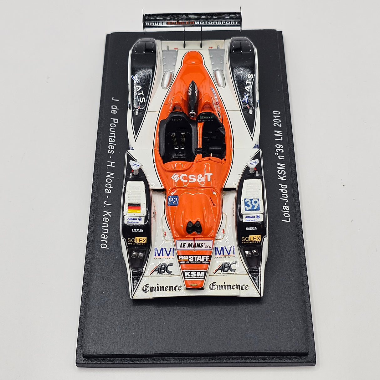 Spark Lola B07/40 Judd #39 KSM Le Mans 2010 1/43 Scale S2563