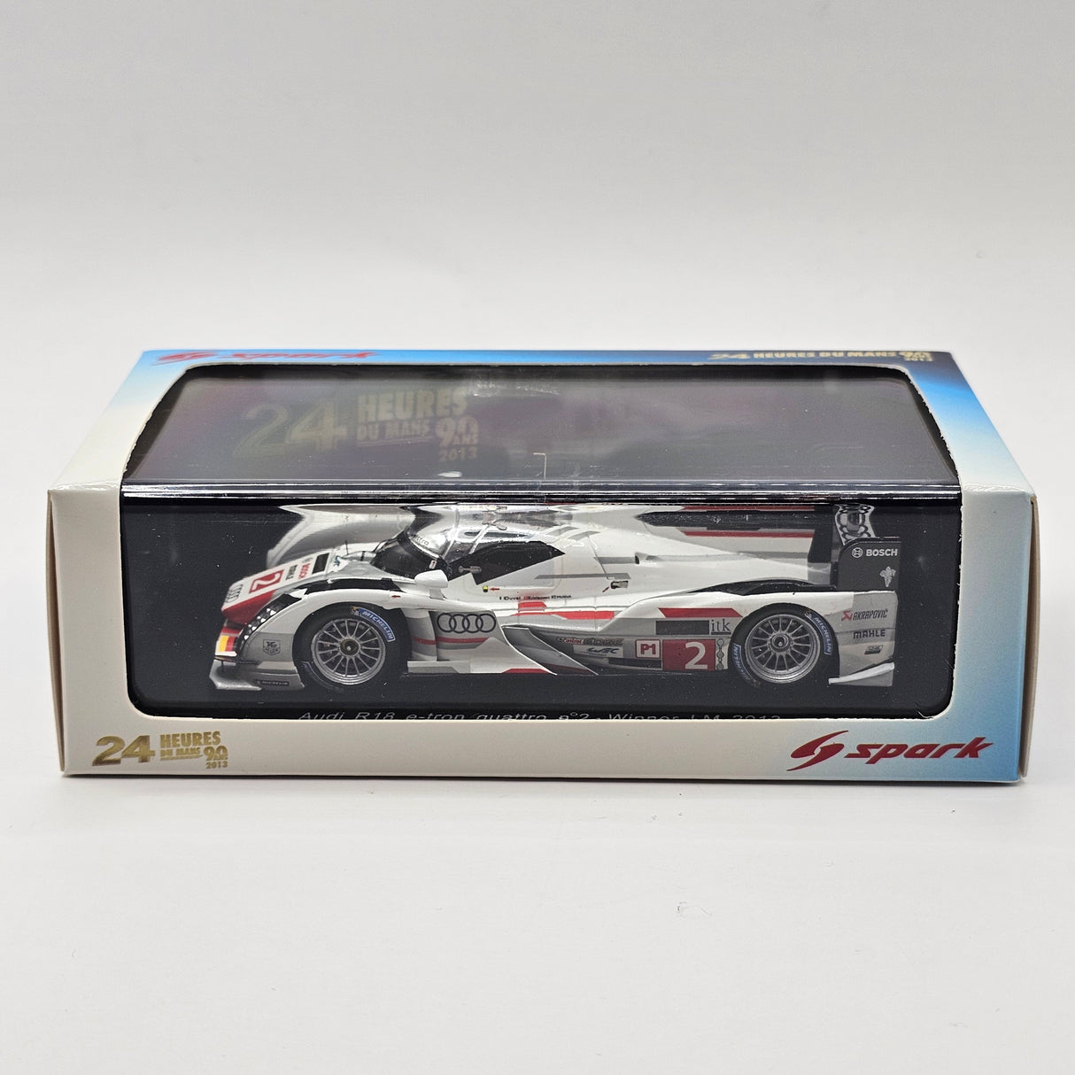 Spark Audi R18 e-tron Quattro #2 Audi Sport Team Joest Le Mans 2013 Winner 1/43 Scale 43LM13