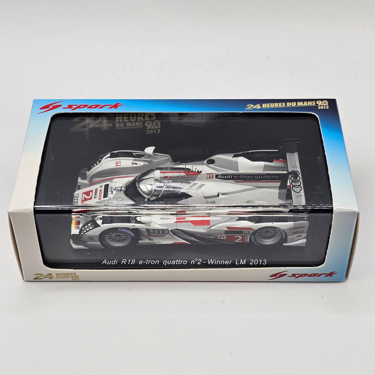 Spark Audi R18 e-tron Quattro #2 Audi Sport Team Joest Le Mans 2013 Winner 1/43 Scale 43LM13
