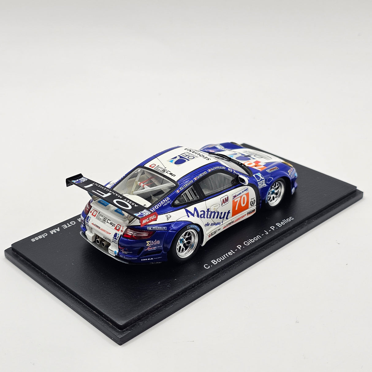 Spark Porsche 997 GT3 RSR #70 Larbre Competition Le Mans 2011 GTE AM 1/43 Scale