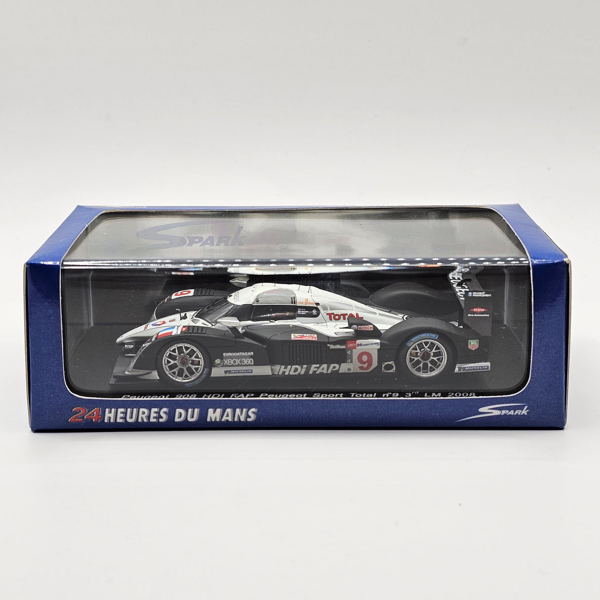 Spark Peugeot 908 HDI FAP #9 Peugeot Sport 3rd Position Le Mans 2008 1/43 Scale S1281