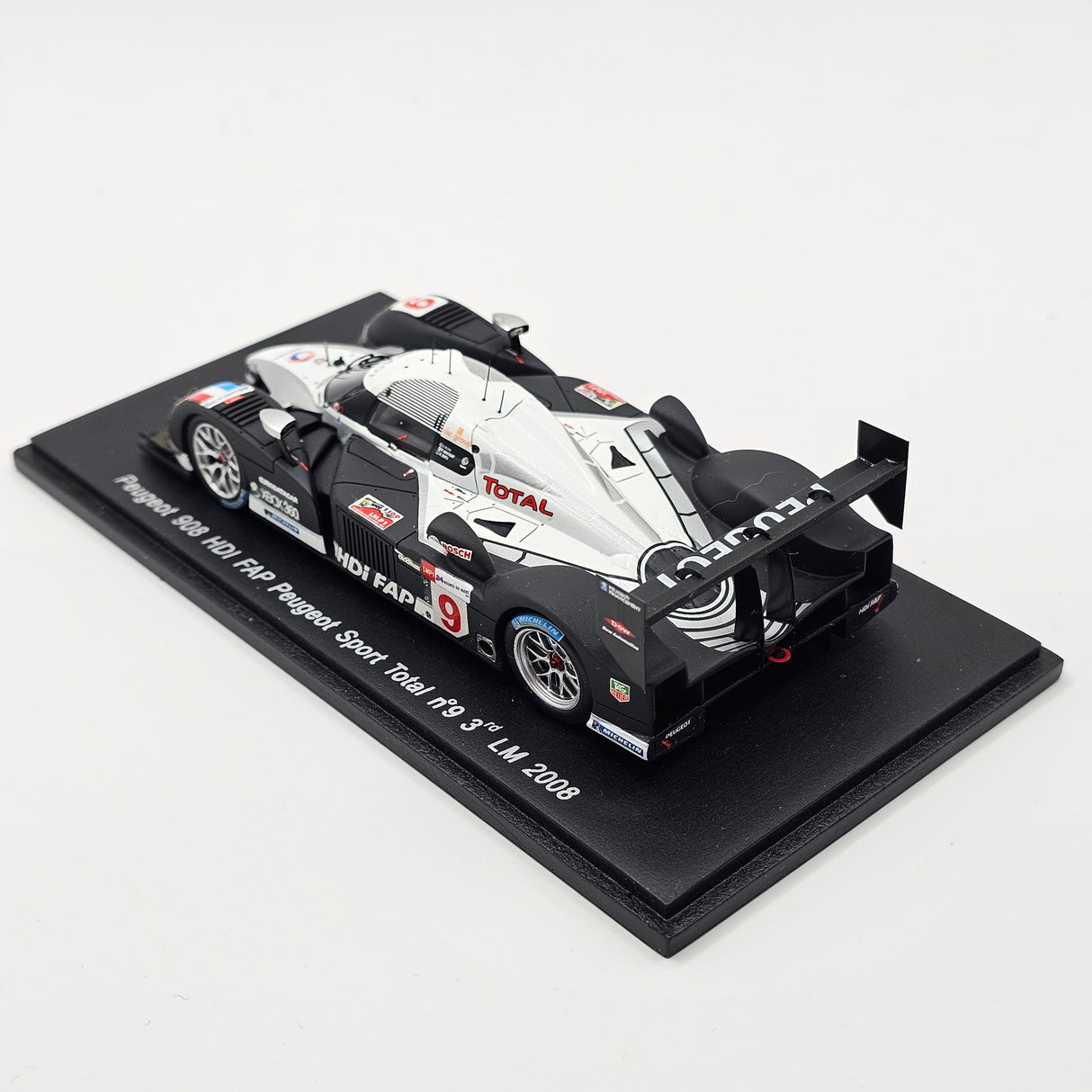 Spark Peugeot 908 HDI FAP #9 Peugeot Sport 3rd Position Le Mans 2008 1/43 Scale S1281