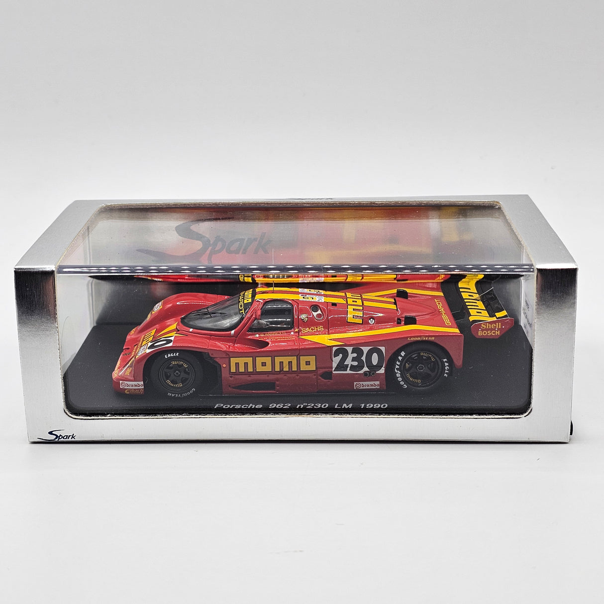 Spark Porsche 962 #230 Momo Gebhardt Racing Le Mans 1990 1/43 Scale S0999
