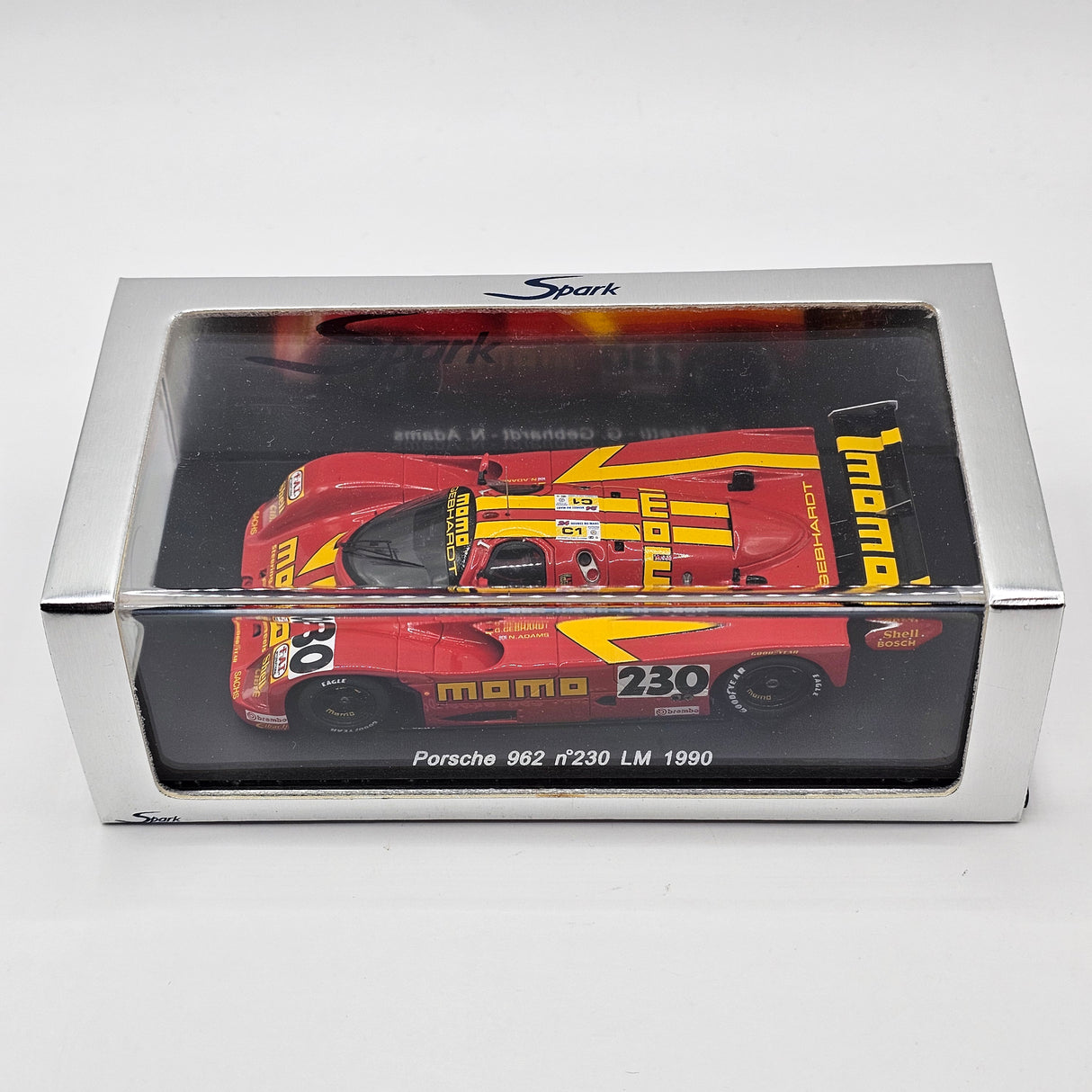 Spark Porsche 962 #230 Momo Gebhardt Racing Le Mans 1990 1/43 Scale S0999
