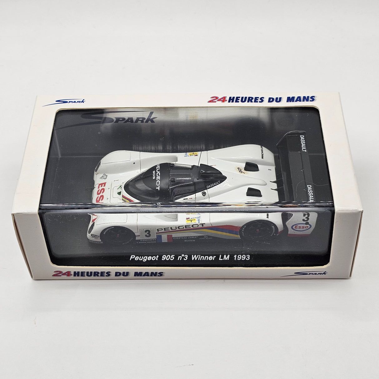 Spark Peugeot 905 #3 Peugeot Talbot Sport Le Mans 1993 Winner 1/43 Scale