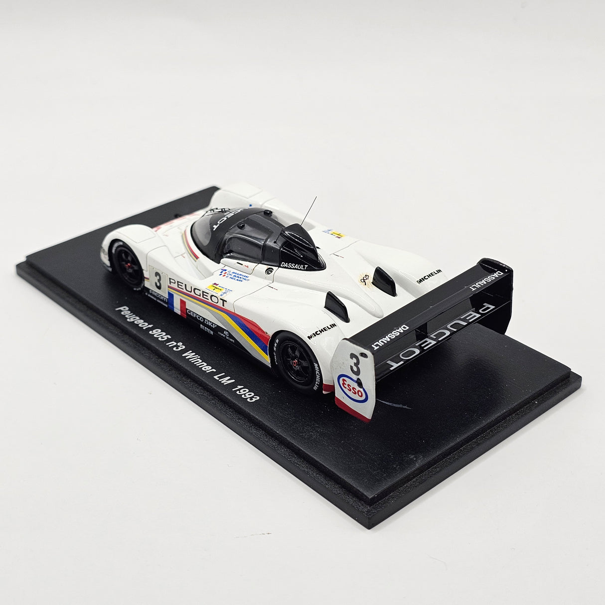 Spark Peugeot 905 #3 Peugeot Talbot Sport Le Mans 1993 Winner 1/43 Scale