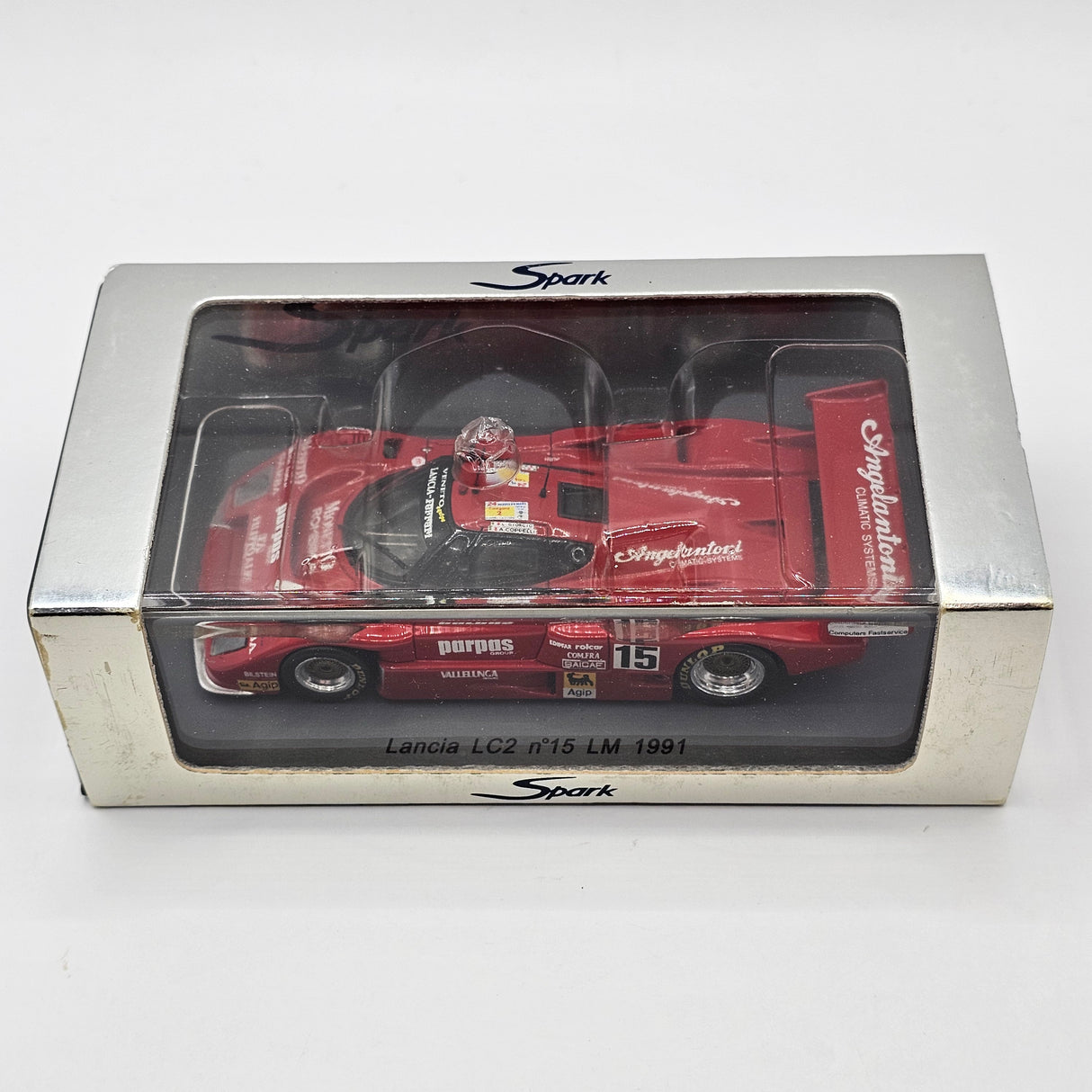 Spark Lancia LC2 #15 Veneto Equipe Privateer Lemans 1991 1/43 Scale S0660