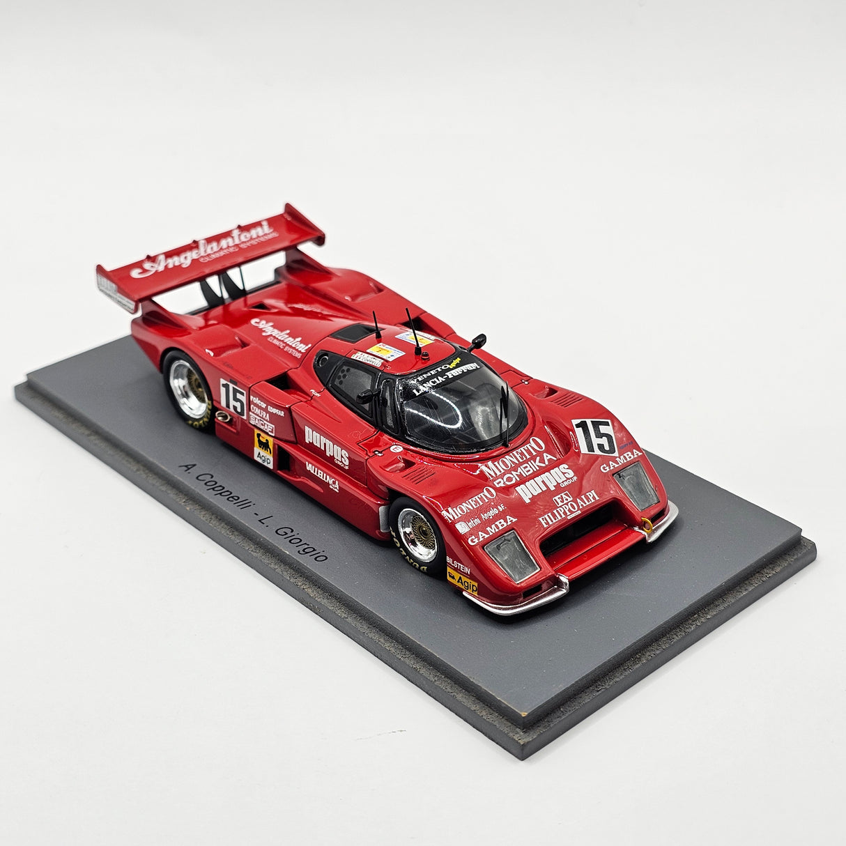 Spark Lancia LC2 #15 Veneto Equipe Privateer Lemans 1991 1/43 Scale S0660