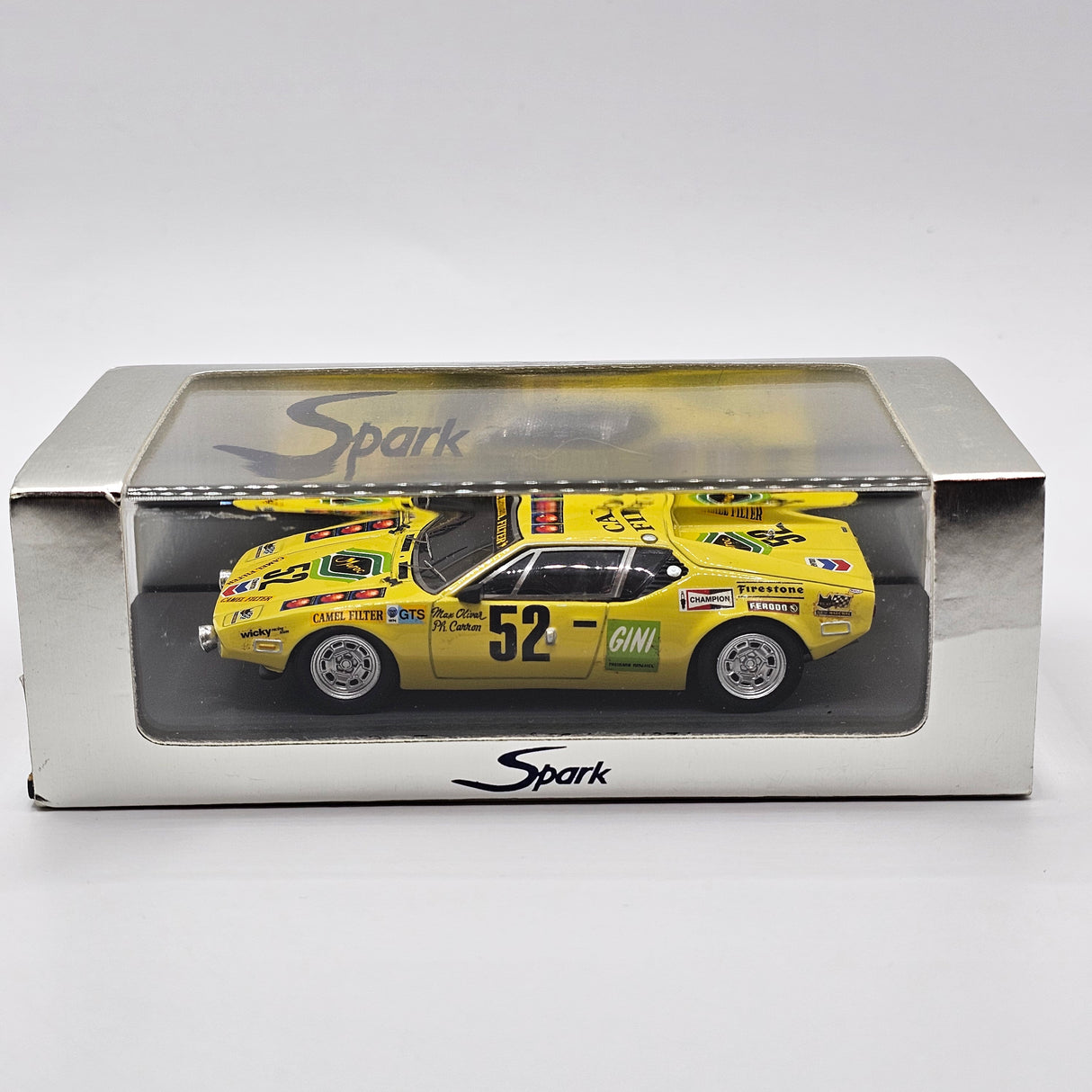 Spark De Tomaso Pantera #52 Wicky Racing Team Le Mans 1974 1/43 Scale S0525