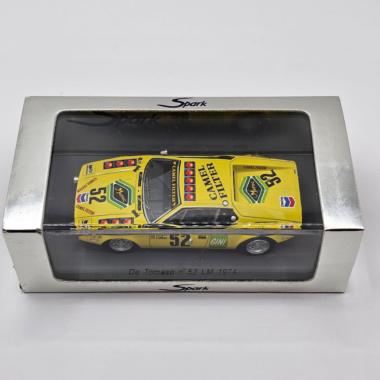 Spark De Tomaso Pantera #52 Wicky Racing Team Le Mans 1974 1/43 Scale S0525