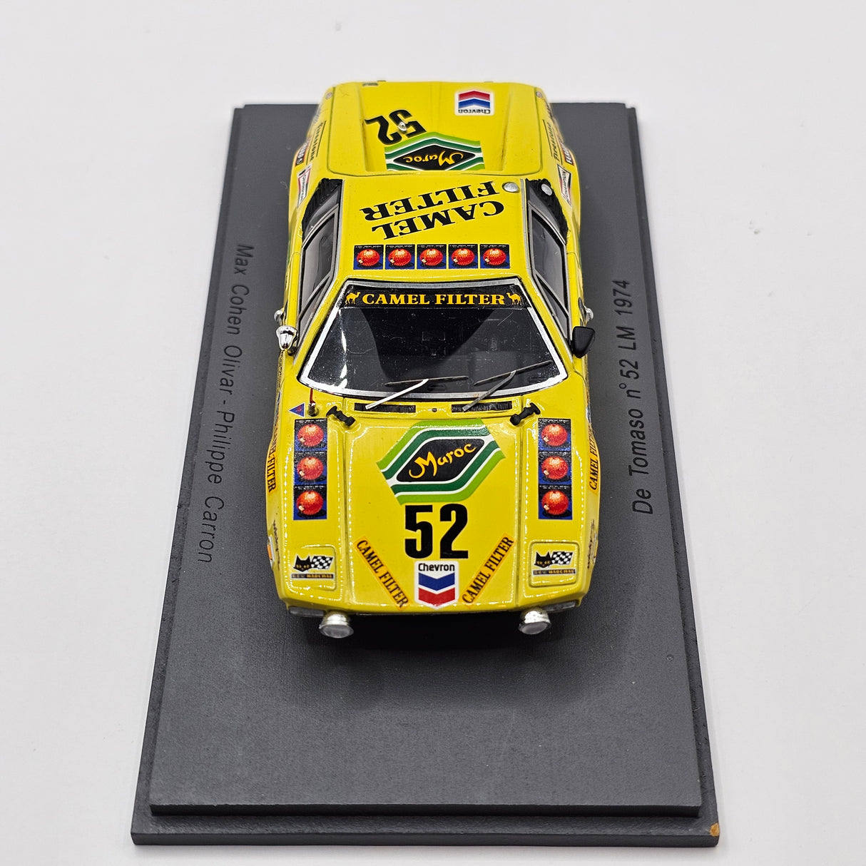 Spark De Tomaso Pantera #52 Wicky Racing Team Le Mans 1974 1/43 Scale S0525