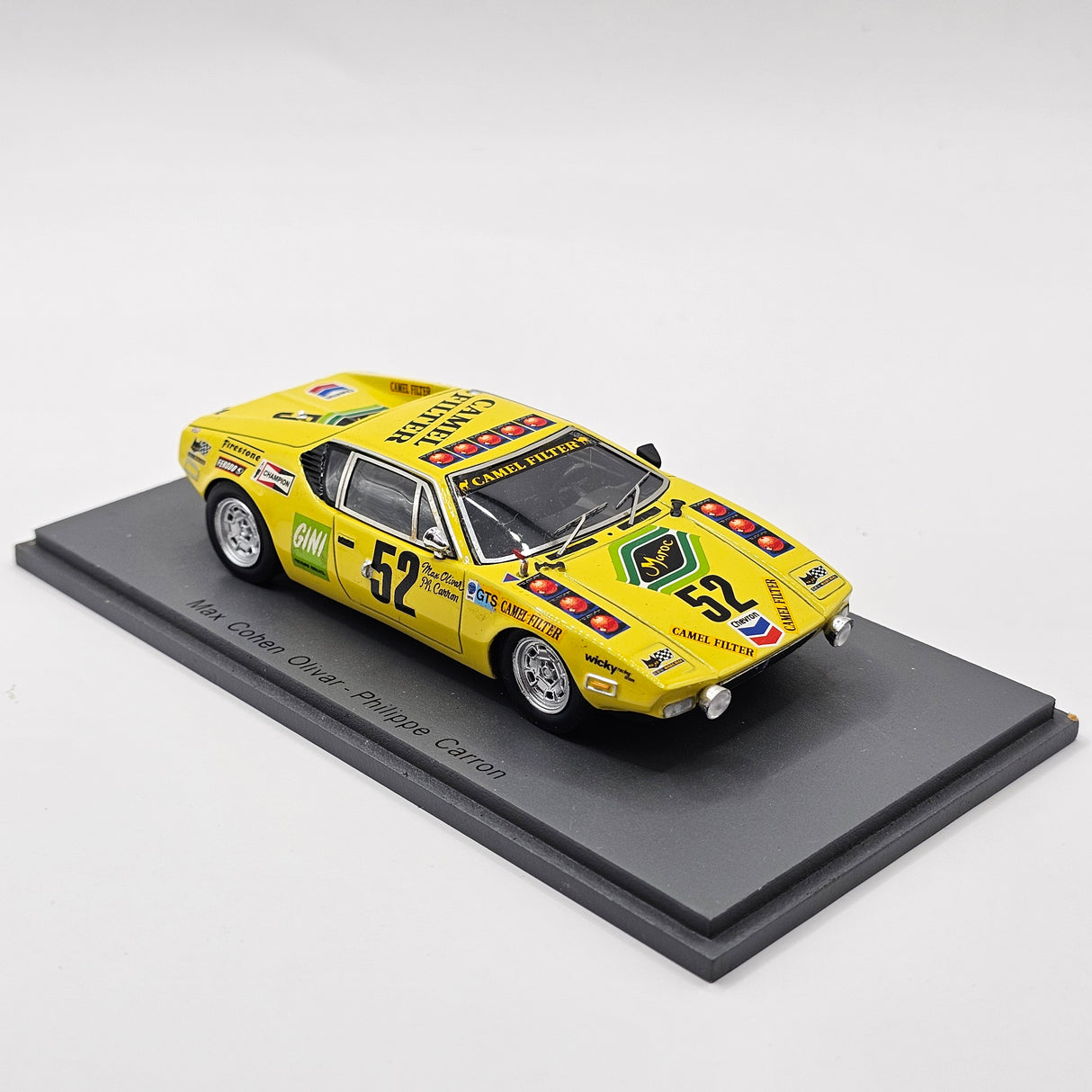 Spark De Tomaso Pantera #52 Wicky Racing Team Le Mans 1974 1/43 Scale S0525
